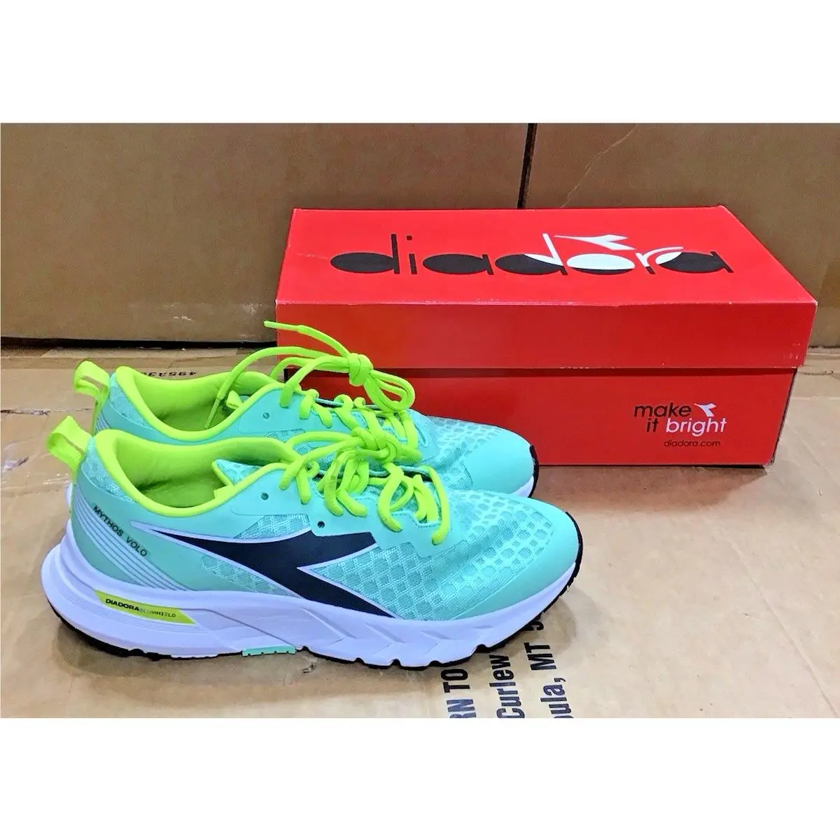 Diadora shoes - diadora Mythos Blushield Volo W Running - 176896-C9615 - Green 12