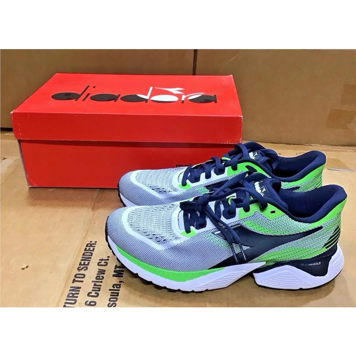 Diadora shoes - diadora Mythos Blushield Vigore Running - 178046-C9805 - White 4