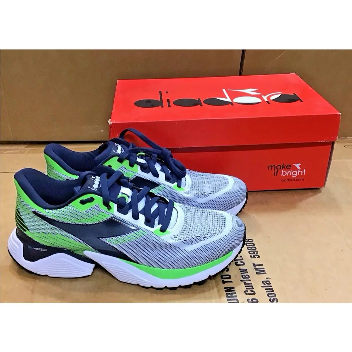Diadora shoes - diadora Mythos Blushield Vigore Running - 178046-C9805 - White 12