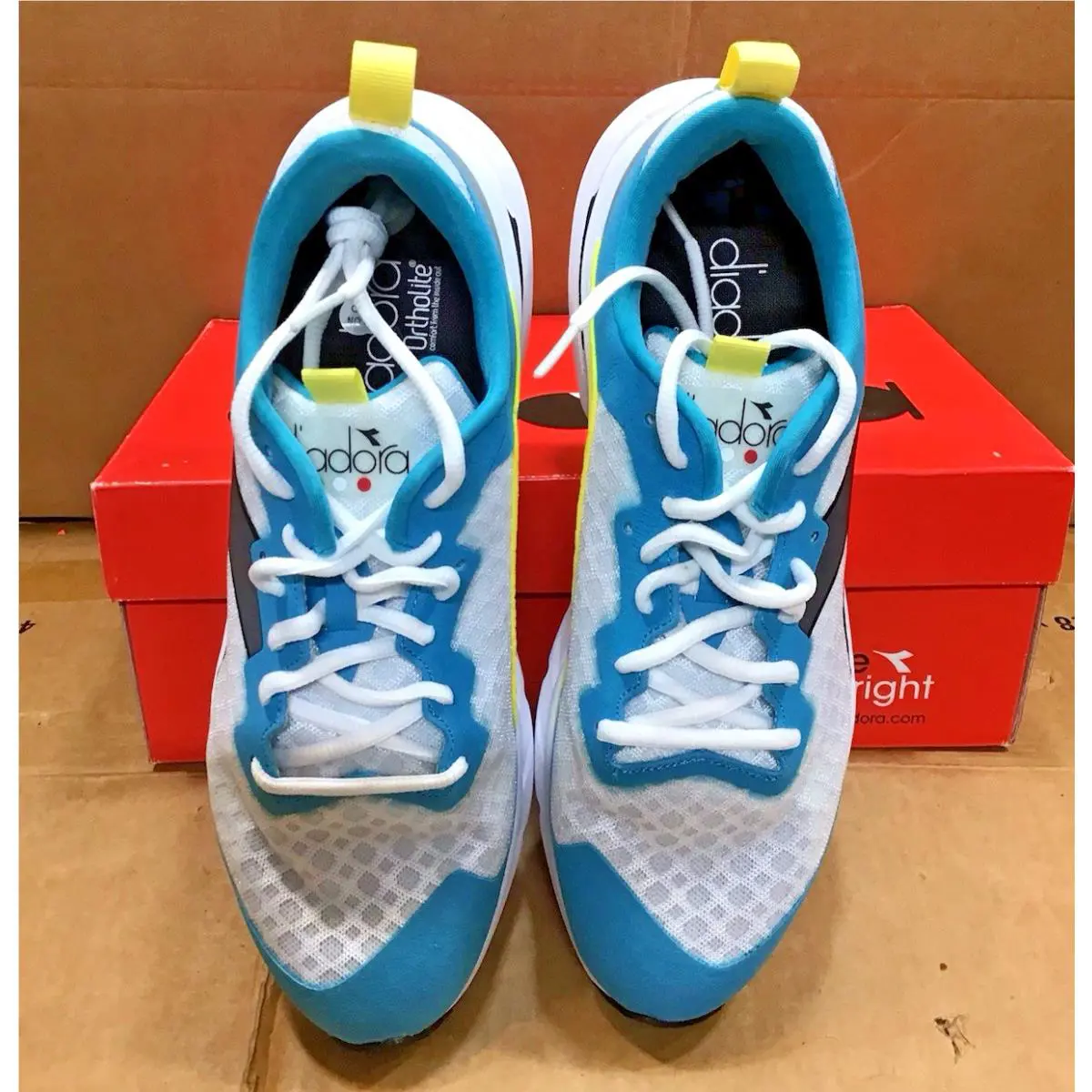 Diadora shoes - diadora Mythos Blushield Volo W Running - 176896-C8372 - Blue, White 1