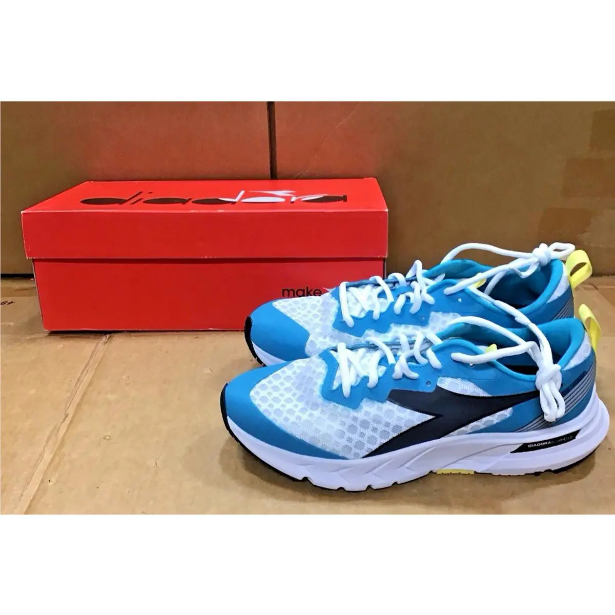 Diadora shoes - diadora Mythos Blushield Volo W Running - 176896-C8372 - Blue, White 4