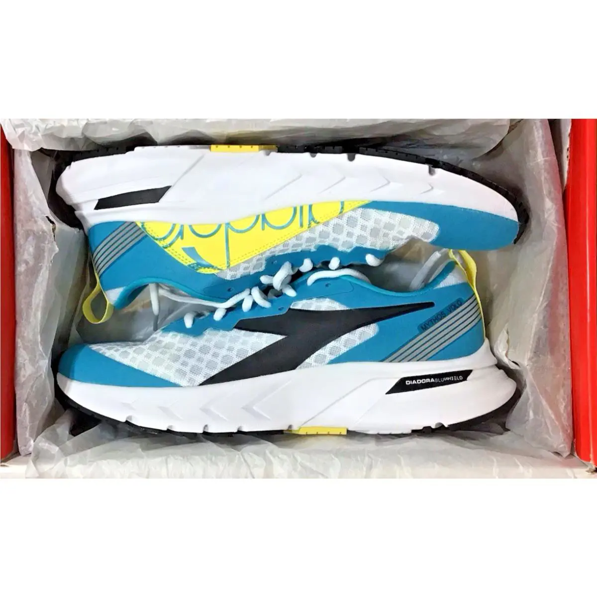 Diadora shoes - diadora Mythos Blushield Volo W Running - 176896-C8372 - Blue, White 5