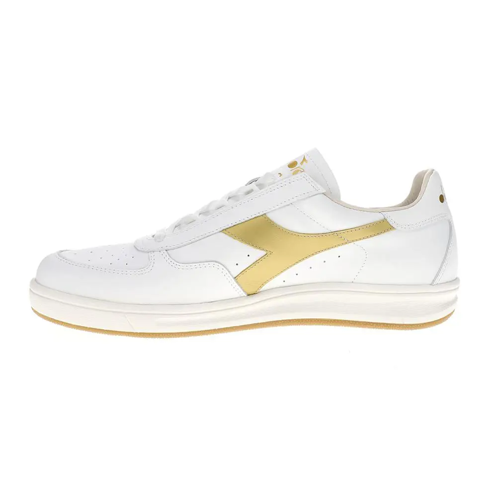 Diadora shoes - diadora B.Elite H Italia Sport Perforated Lace Up - 176277-C1070 - White 1