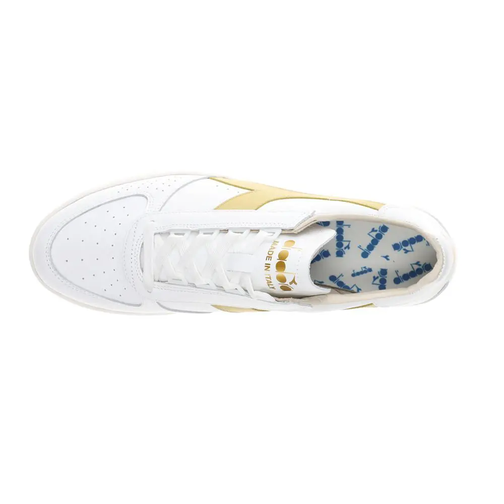 Diadora shoes - diadora B.Elite H Italia Sport Perforated Lace Up - 176277-C1070 - White 2