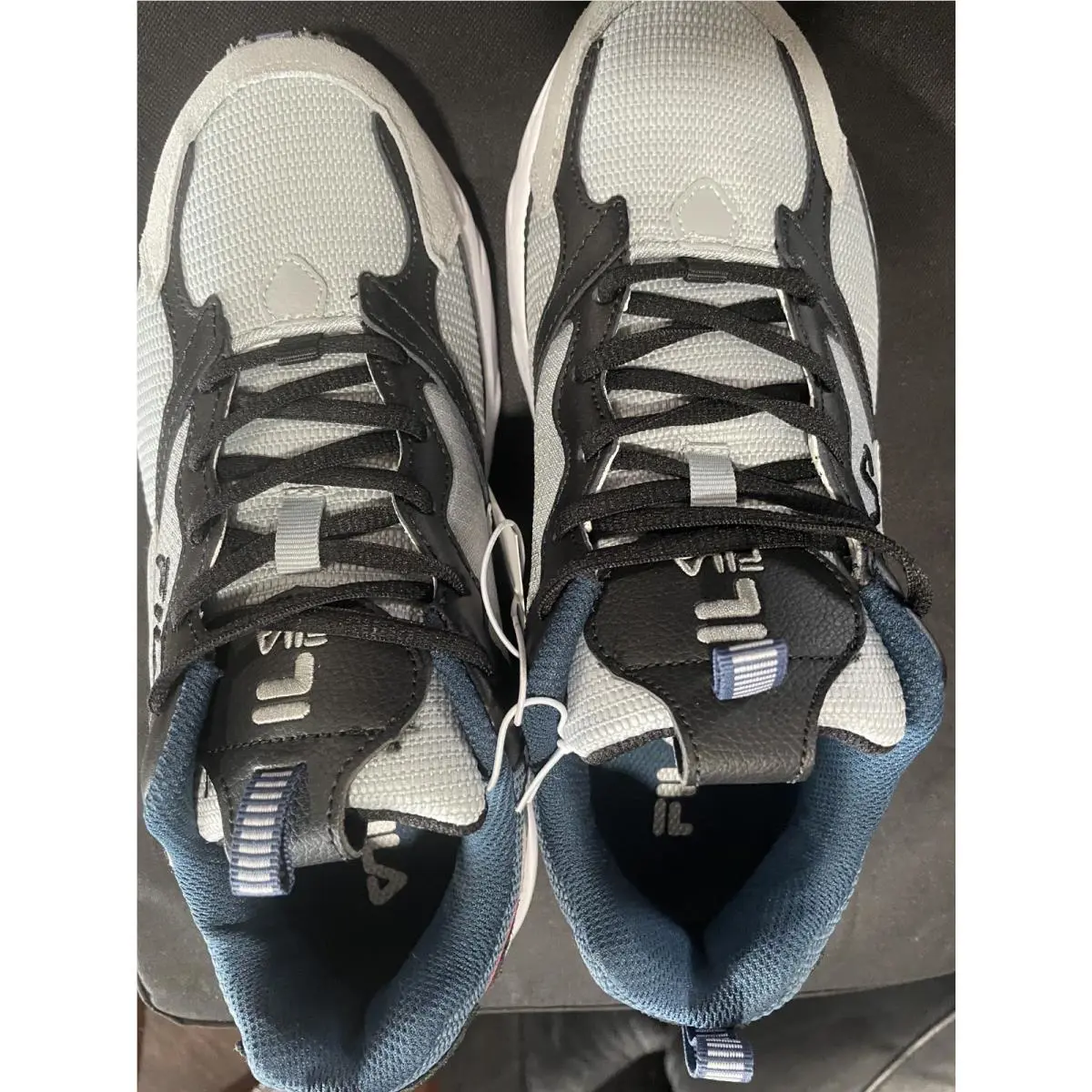 Fila shoes - FILA RECOLLECTOR - RECOLLECTOR - Grey/Black/Blue 2