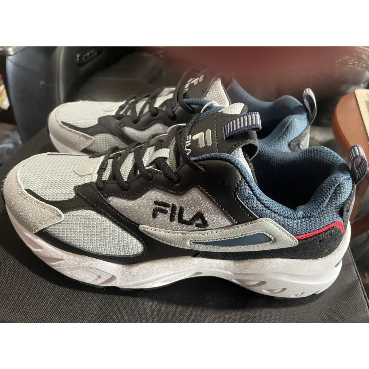Fila shoes - FILA RECOLLECTOR - RECOLLECTOR - Grey/Black/Blue 3