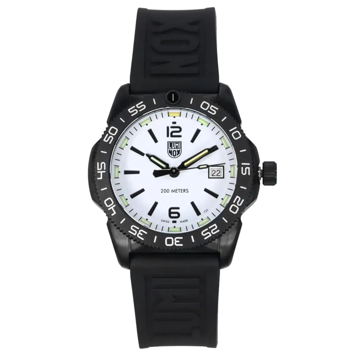 Luminox Pacific Diver Ripple Swiss Quartz Rubber Strap XS.3127M 200M Mens Watch