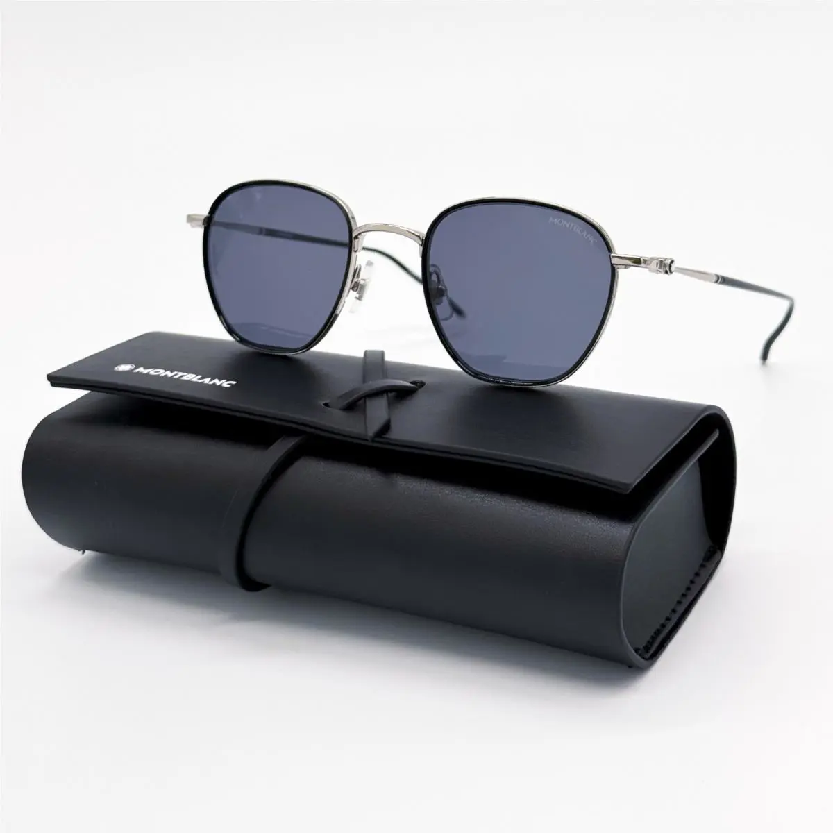 Montblanc Sunglasses Men Black/gray MB0160S 001 Eyewear Montblanc