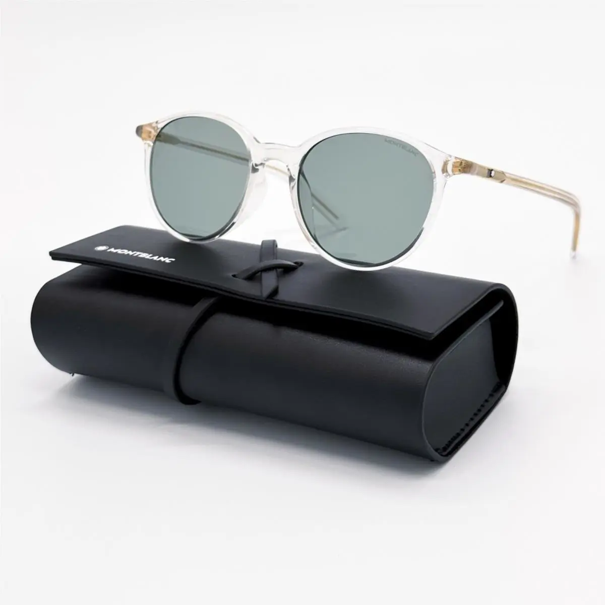 Montblanc Sunglasses Men Crystal/green MB0326SA 004 Eyewear Montblanc