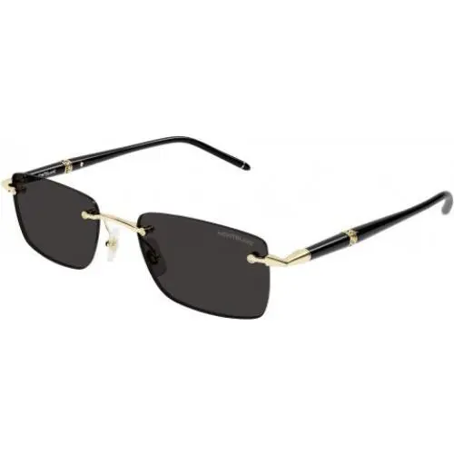 Montblanc MB 0344S Sunglasses 001 Gold