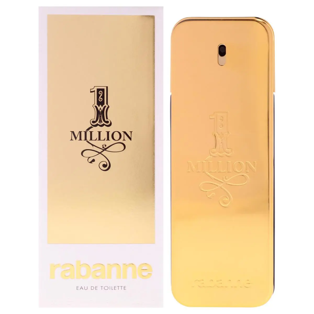 2 Pack 1 Million by Paco Rabanne For Men - 3.4 oz Edt Spray