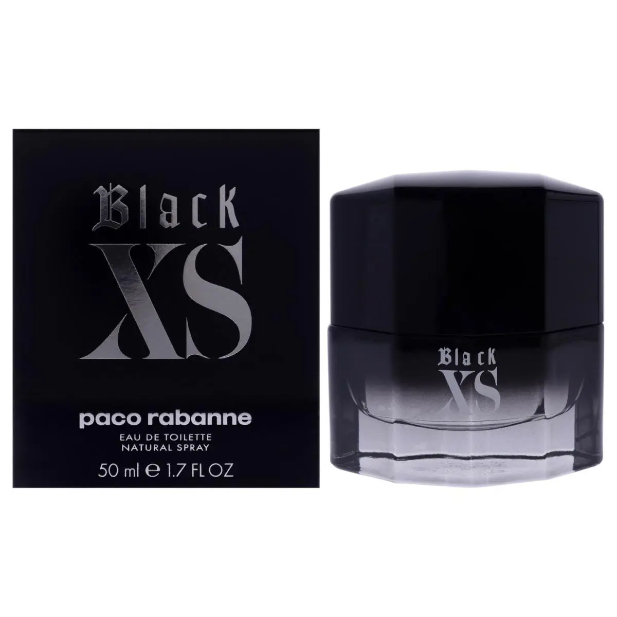 2 Pack Black XS  For Men - 1.7 oz Edt Spray by Paco Rabanne