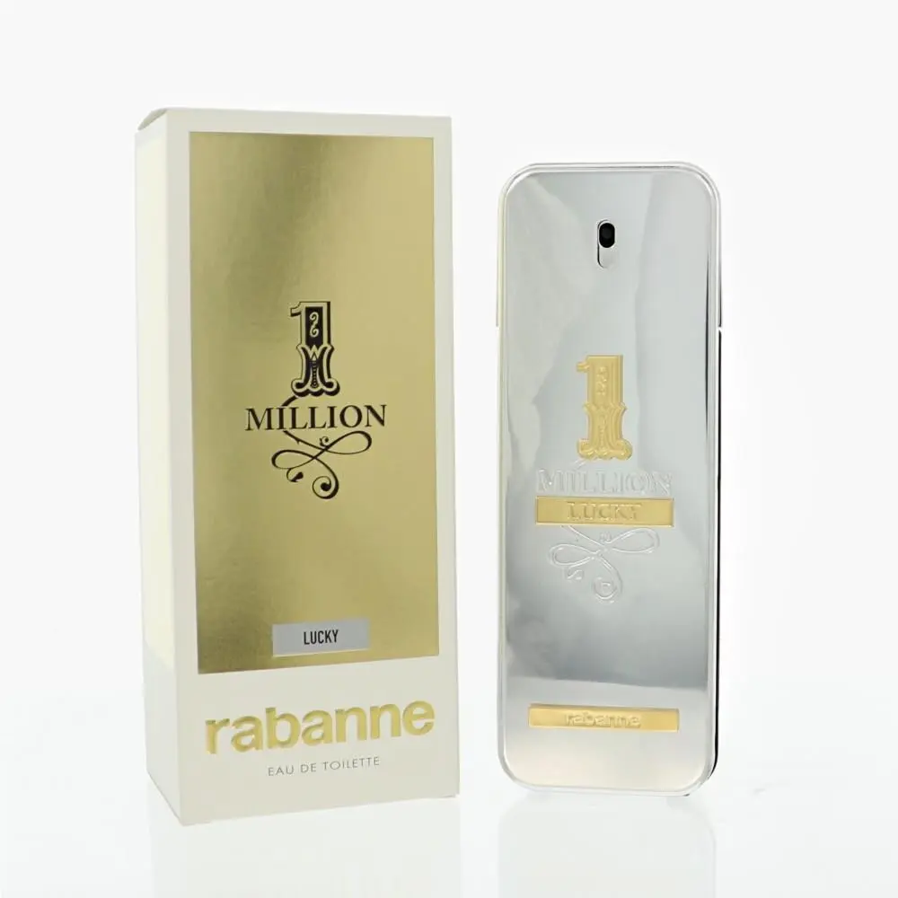 Paco Rabanne 1 Million Lucky by Paco Rabanne Box For Men 3.4 Oz Eau De Toilette