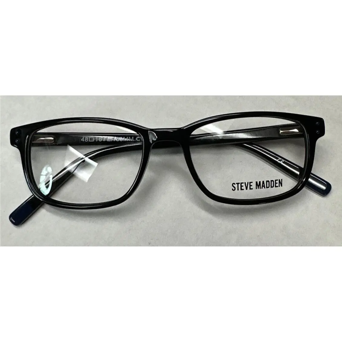 Steve Madden Resstless Plastic Eyeglasses Frames Black 48-16-130