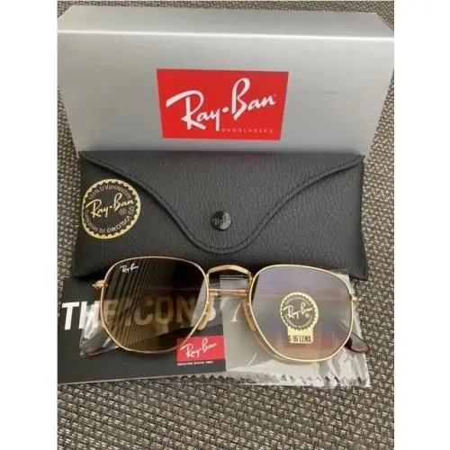 Ray-ban Hexagonal RB3548 Gradient Brown Sunglasses by Ray-Ban