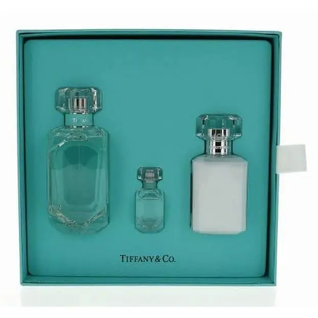 Tiffany CO For Women Perfume 3 Pcs Gift Set 3.3 Edp Spray + Mini + Body Lotion by Tiffany & Co.