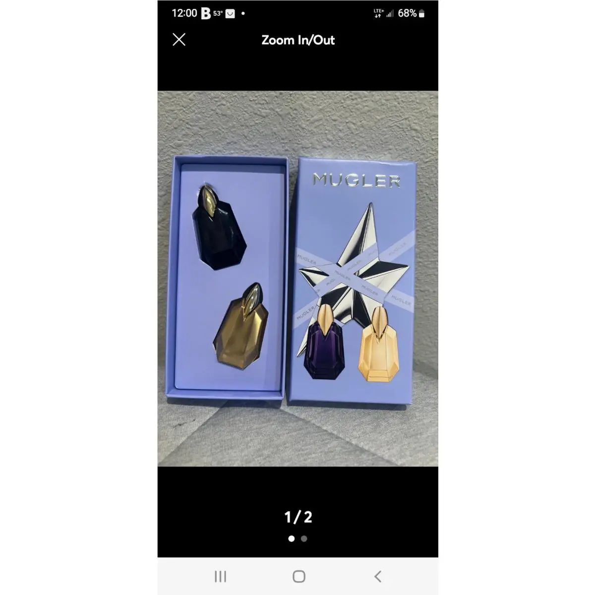 Alien Mini Edp Duo Gift Set Alien and Alien Goddess Eau De Parfum by Mugler