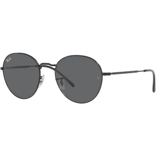 Ray-ban RB3582 002/B1 David Sunglasses 53mm Black / Dark Grey Solid Lens