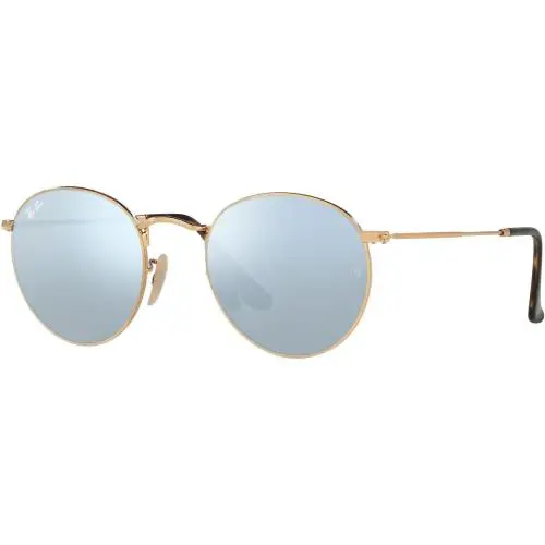 Ray-ban RB3447N 001/30 Sunglasses 50mm Arista Gold / Silver Flash Mirror Lens by Ray-Ban