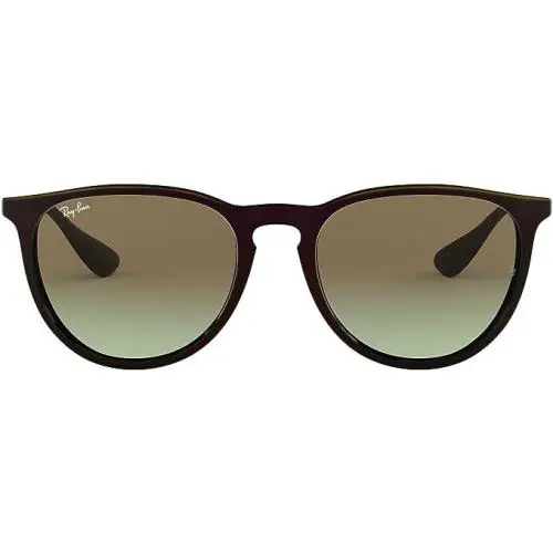 Ray-ban RB4171 Erika Classic Sunglasses Black Silver/ Brown Gradient 54mm - Frame: Black & Silver, Lens: Brown