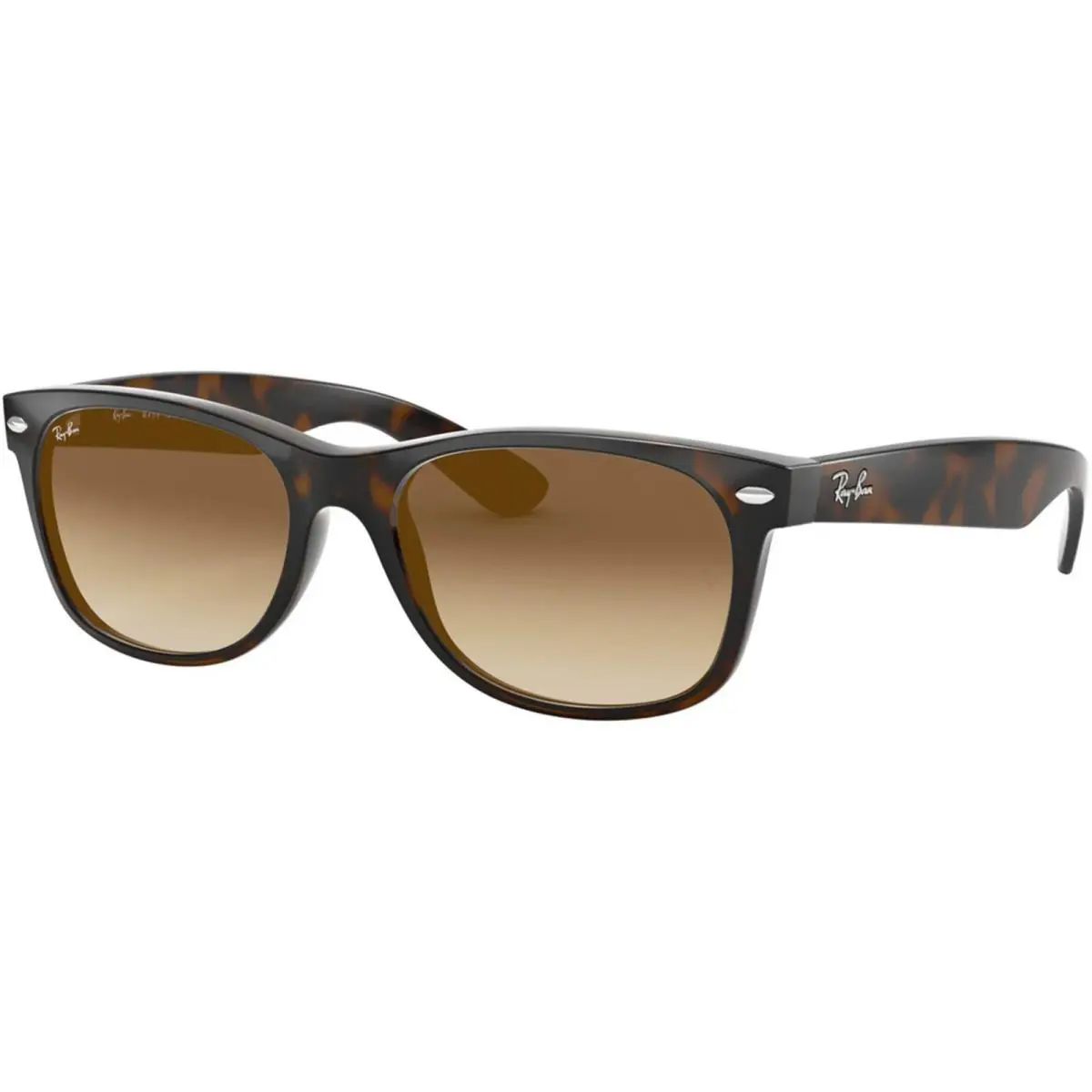 Ray-ban New Wayfarer Classic Adult Wayfarer Classic Havana/clear Gradient Brown 58mm Sunglasses - Frame: Light Havana, Lens: Clear Gradient Brown
