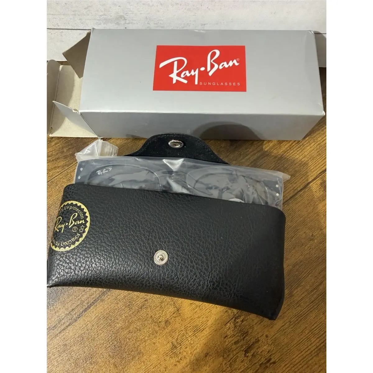Ray-ban RB0316S Mega Clubmaster Polarized Sunglasses – - Frame: Blue on silver