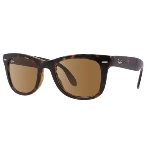 Ray-ban Wayfarer Folding Classic Havana Brown Lens Sunglasses RB4105 710/51 50 - Frame: Brown, Lens: Brown