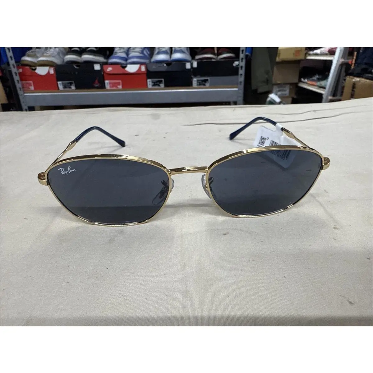 Ray-ban RB3749 9278r5 Arista Gold Blue Sunglasses 58mm 18mm 145mm - 3n