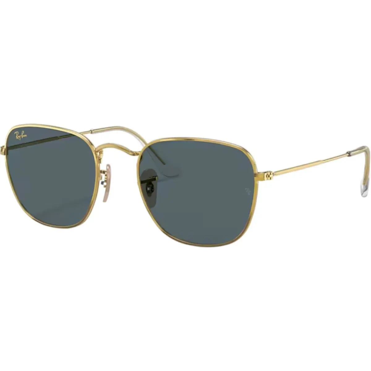 Ray-ban Adult Frank Polished Gold/blue 51mm Sunglasses - Frame: Polished Gold, Lens: Blue