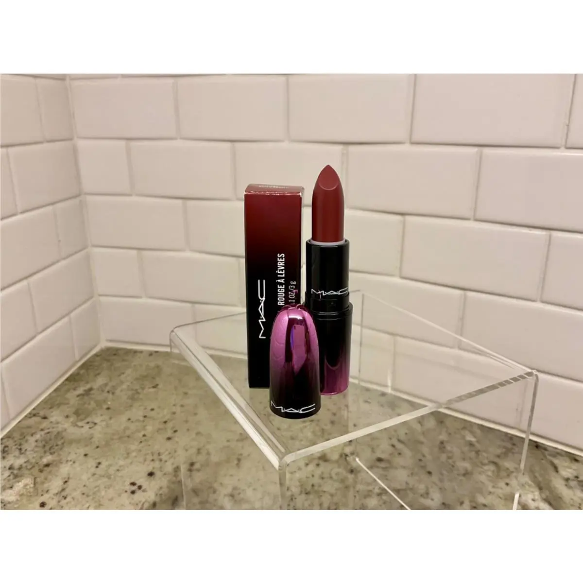 Mac 408 Bated Breath Love Me Lipstick Full Size Limited Edition