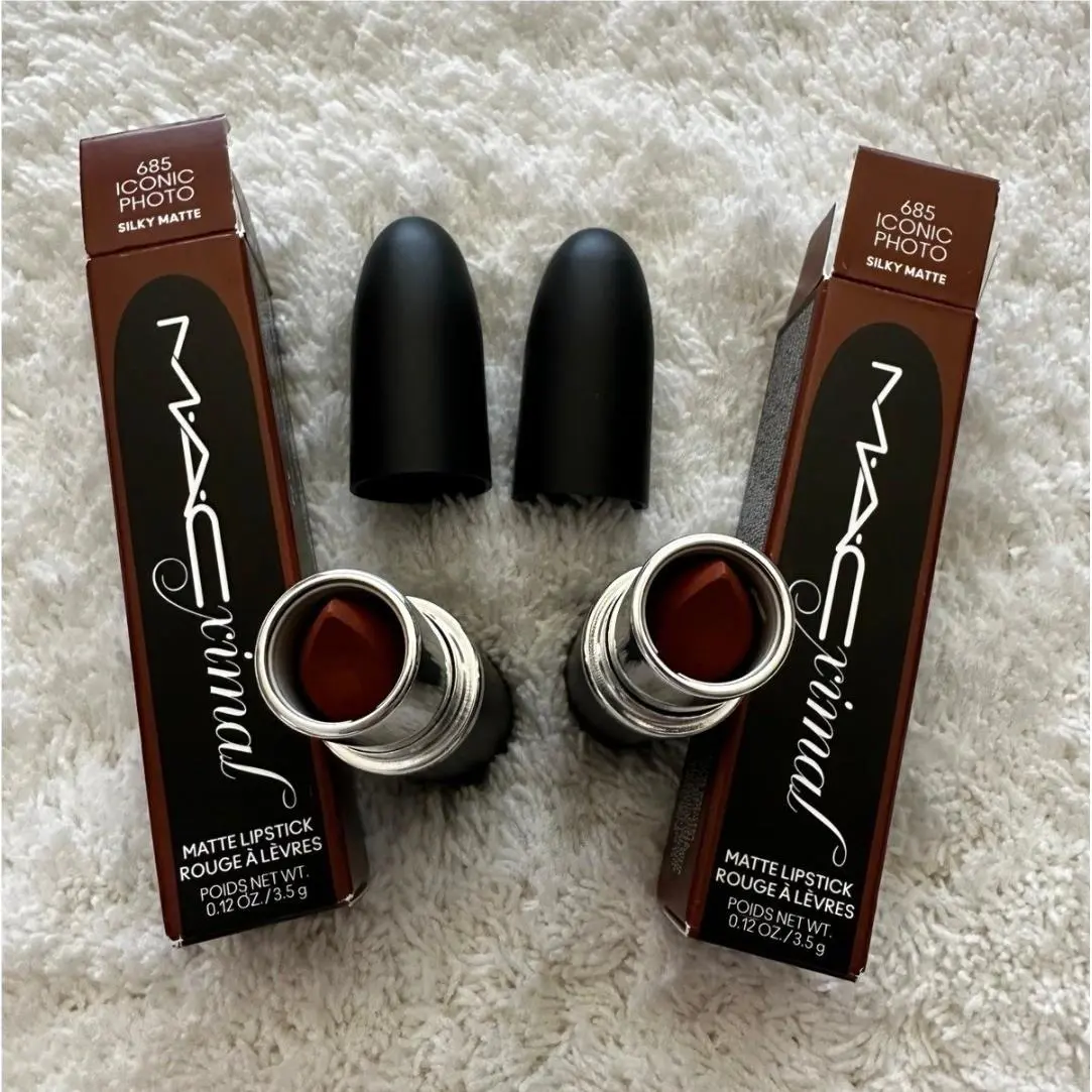 Bundle Of 2 Full Size Macximal Iconic Photo 685 Silky Matte Lipstick .12oz