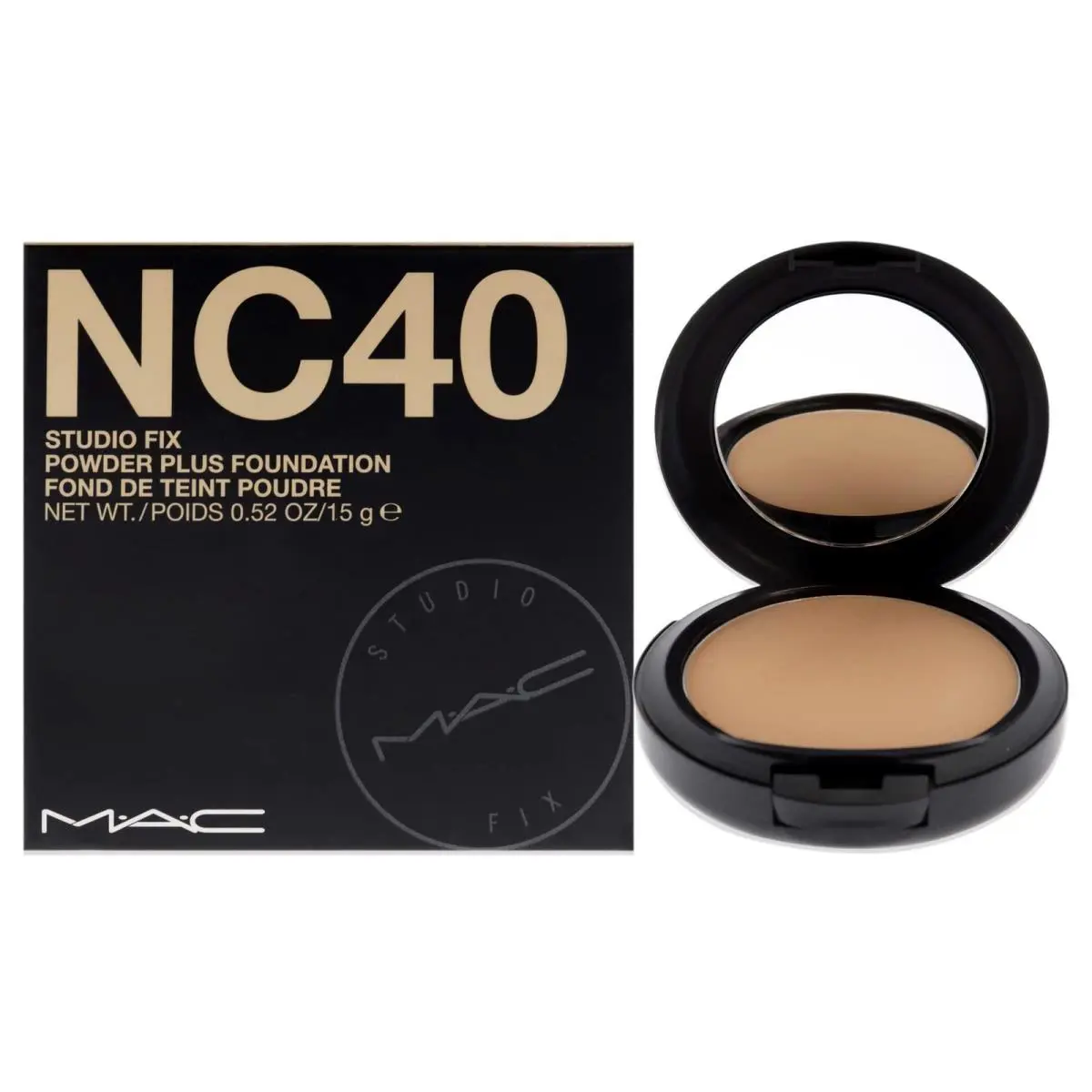 Mac Studio Fix Powder Plus Foundation For Women 0.52 Ounce Pack of 1 NC40