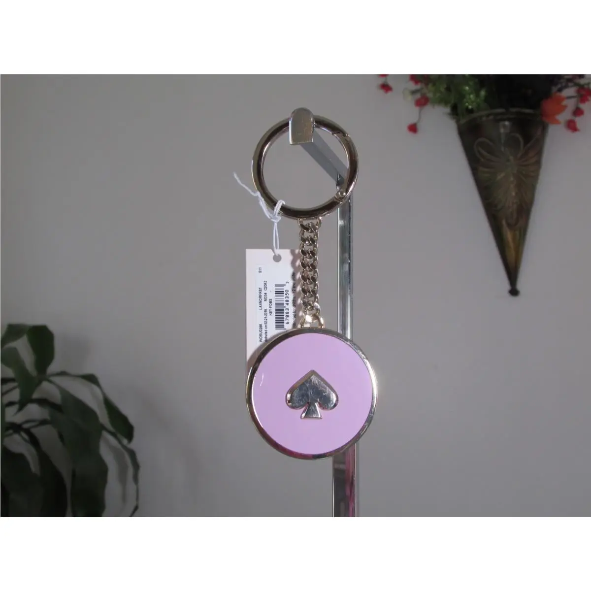 Kate Spade Spade Kay Fob Charm WORU0286 Lavender