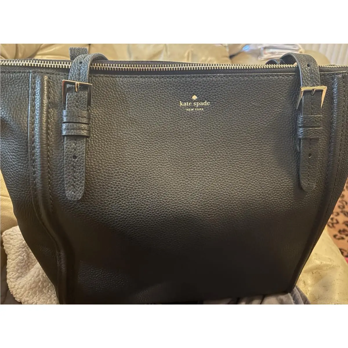 Black Kate Spade Laurel Way Large Tote New