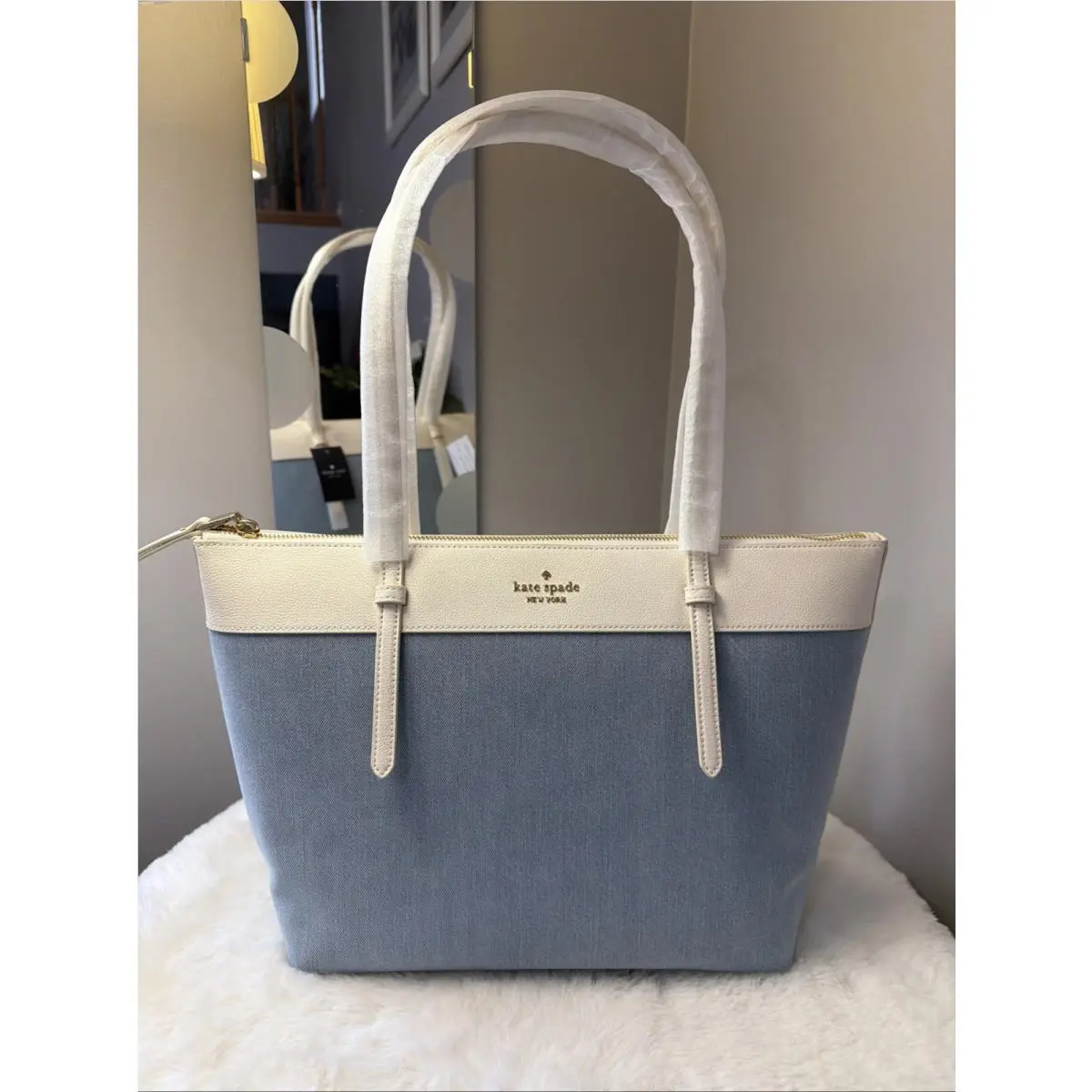 New York All Day Denim Tote Bag by Kate Spade