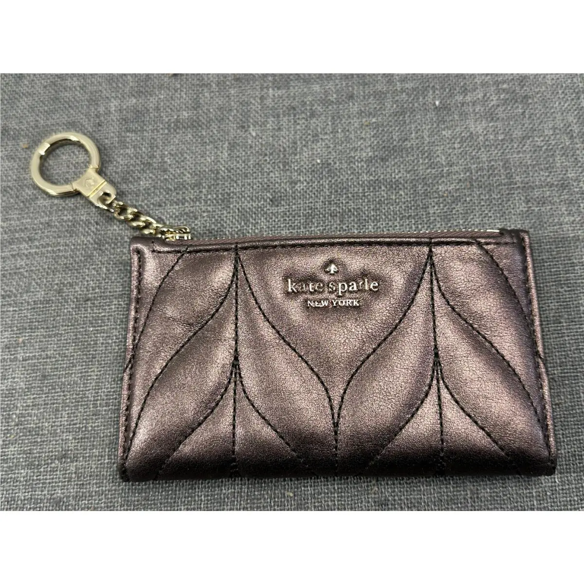 Kate Spade Briar Lane Quilted Mikey Wallet Keycha