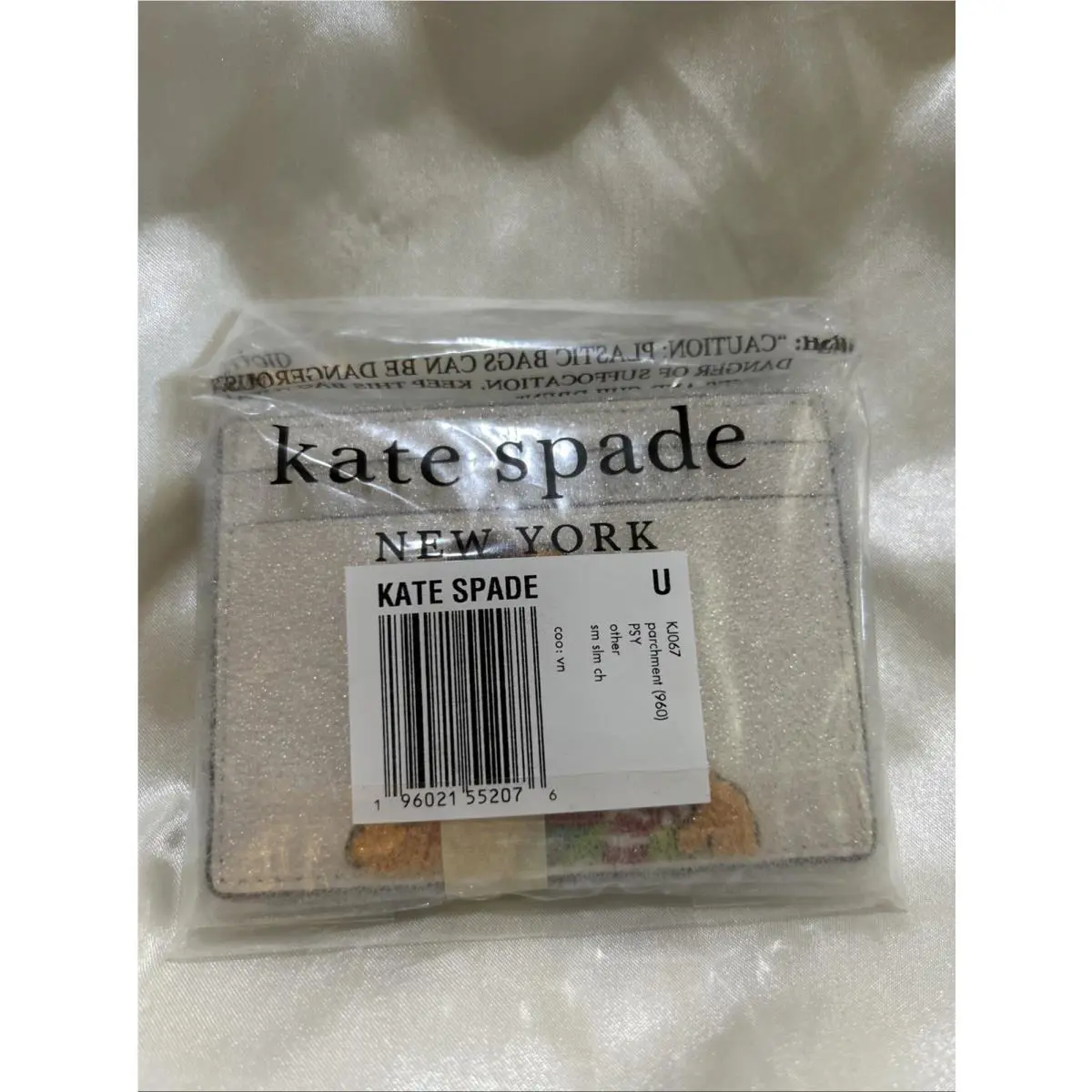 Kate Spade 2024 Holiday Disney Muppets Fozzie Bear/kermit SM Cardholdr