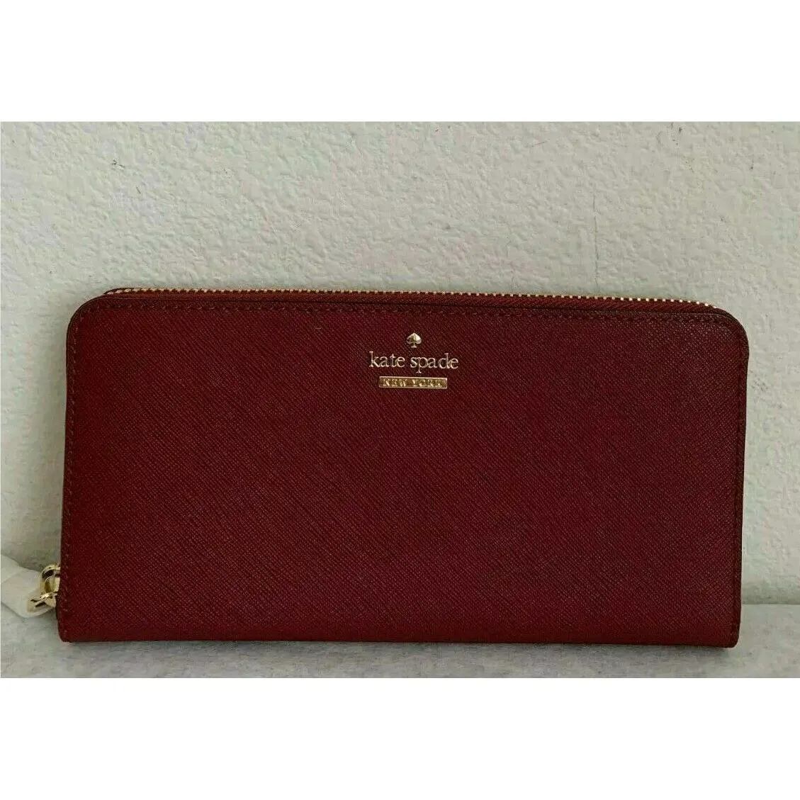 Kate Spade Cameron Street Lacey Leather Wallet Sienna PWRU5073
