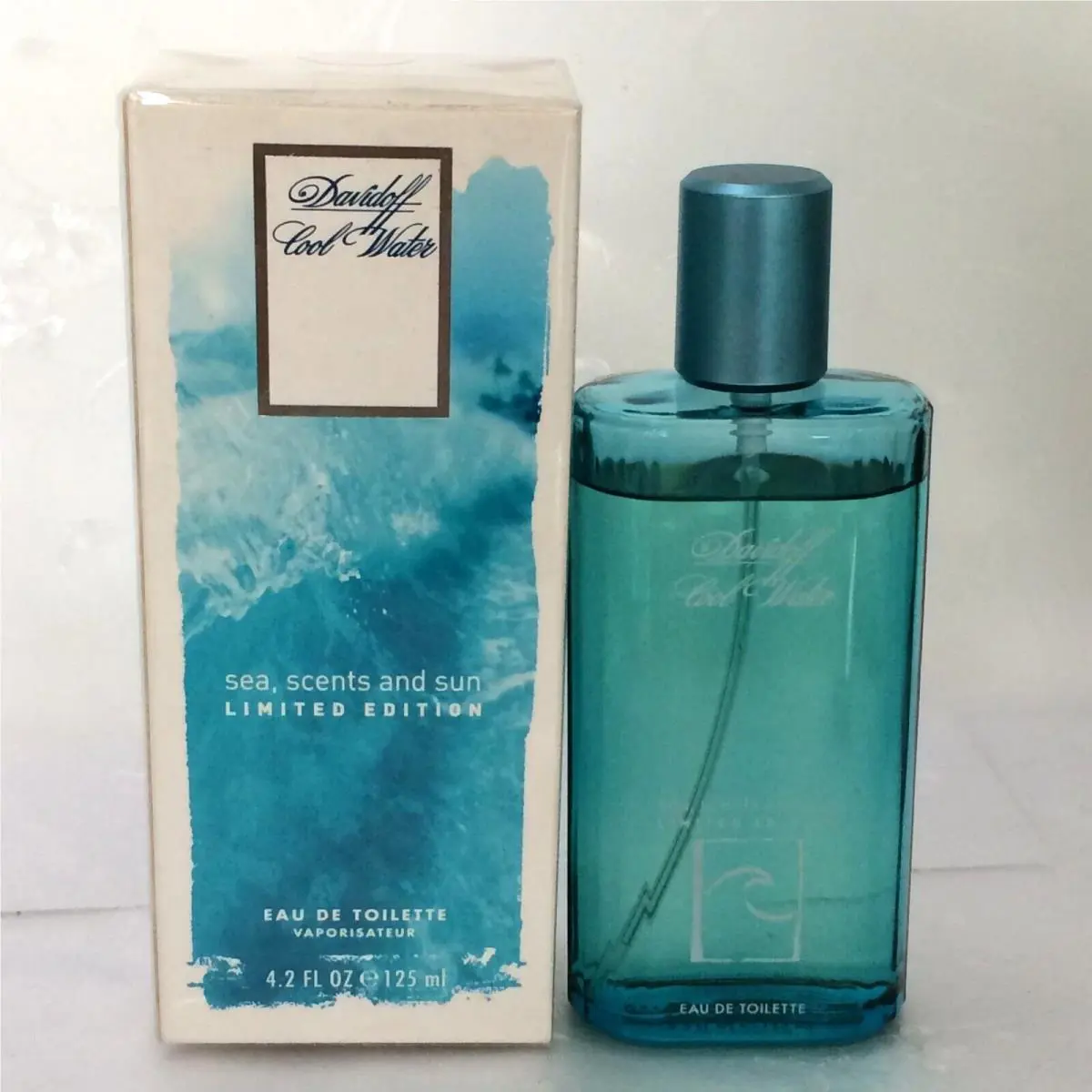 Cool Water Sea Scents and Sun by Davidoff Cologne Men 4.2 oz Edt Spr As Picture