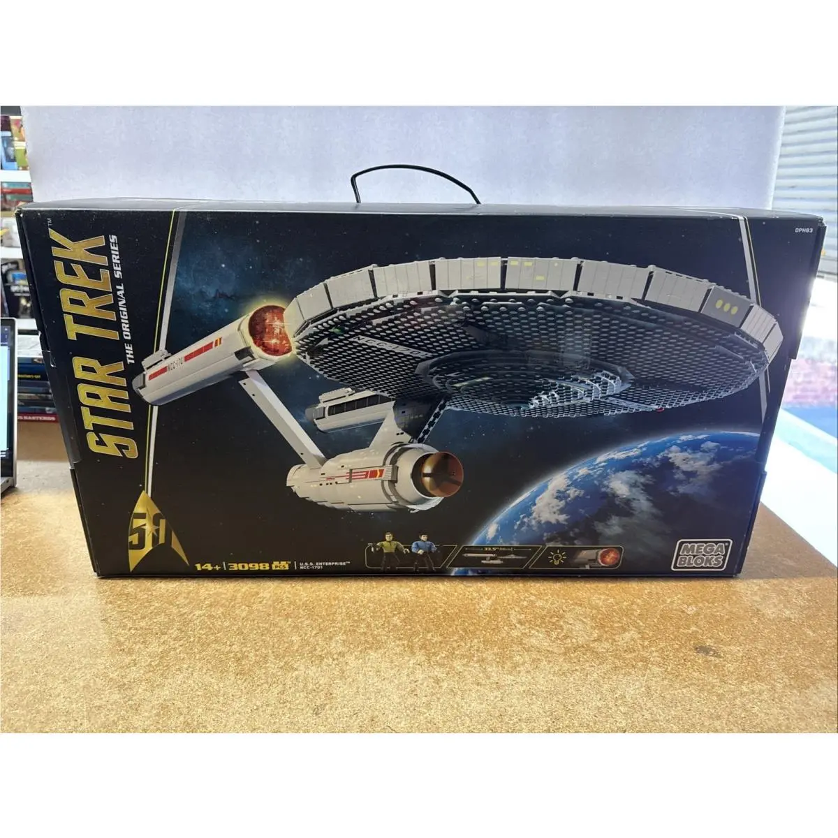 Mega Bloks Star Trek U.s.s. Enterprise NCC-1701 3 098 PC Set