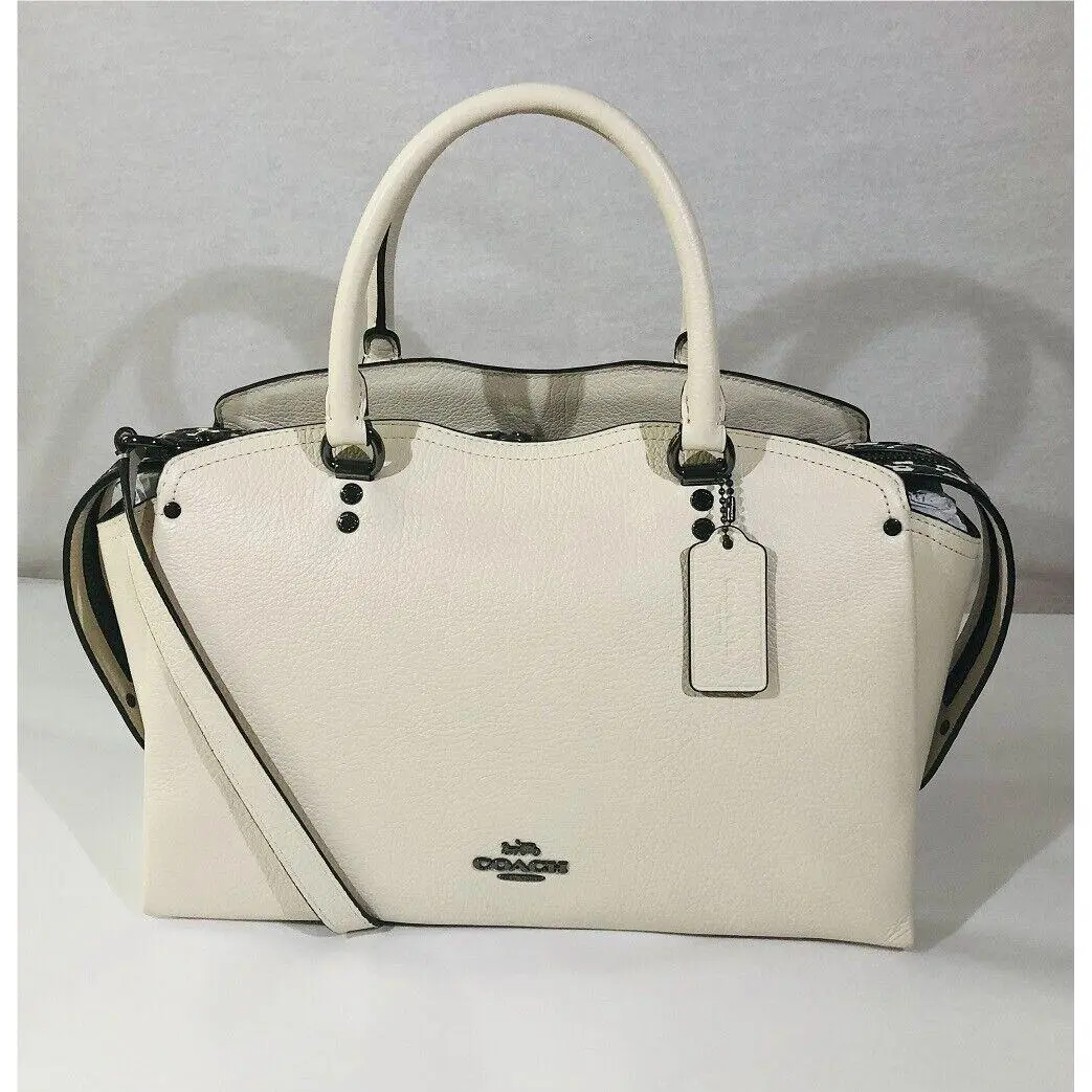 Coach Women`s Drew Satchel Bag Chalk