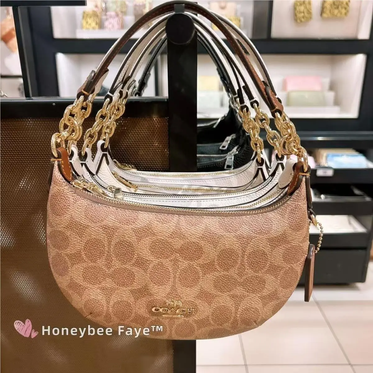 Mini Payton Bag CEL08/CEL06 Gold/Tan/Brown by Coach