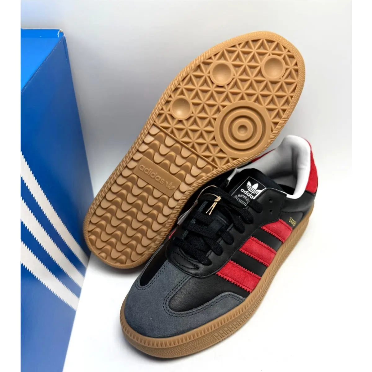 Adidas shoes - adidas Samba - Samba - IE9178 - Core Black/Better Scarlet/Gum 12