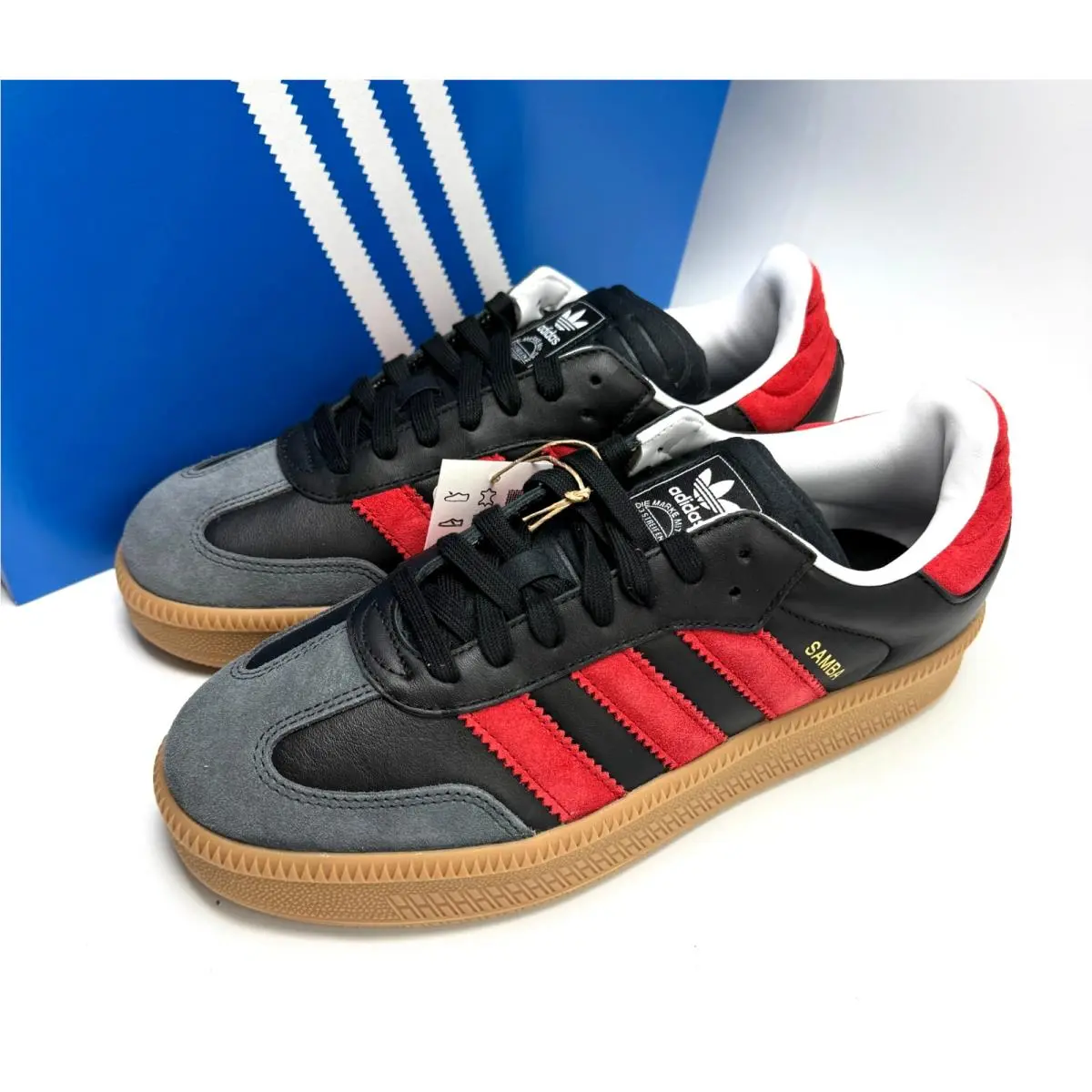 Adidas shoes - adidas Samba - Samba - IE9178 - Core Black/Better Scarlet/Gum 6
