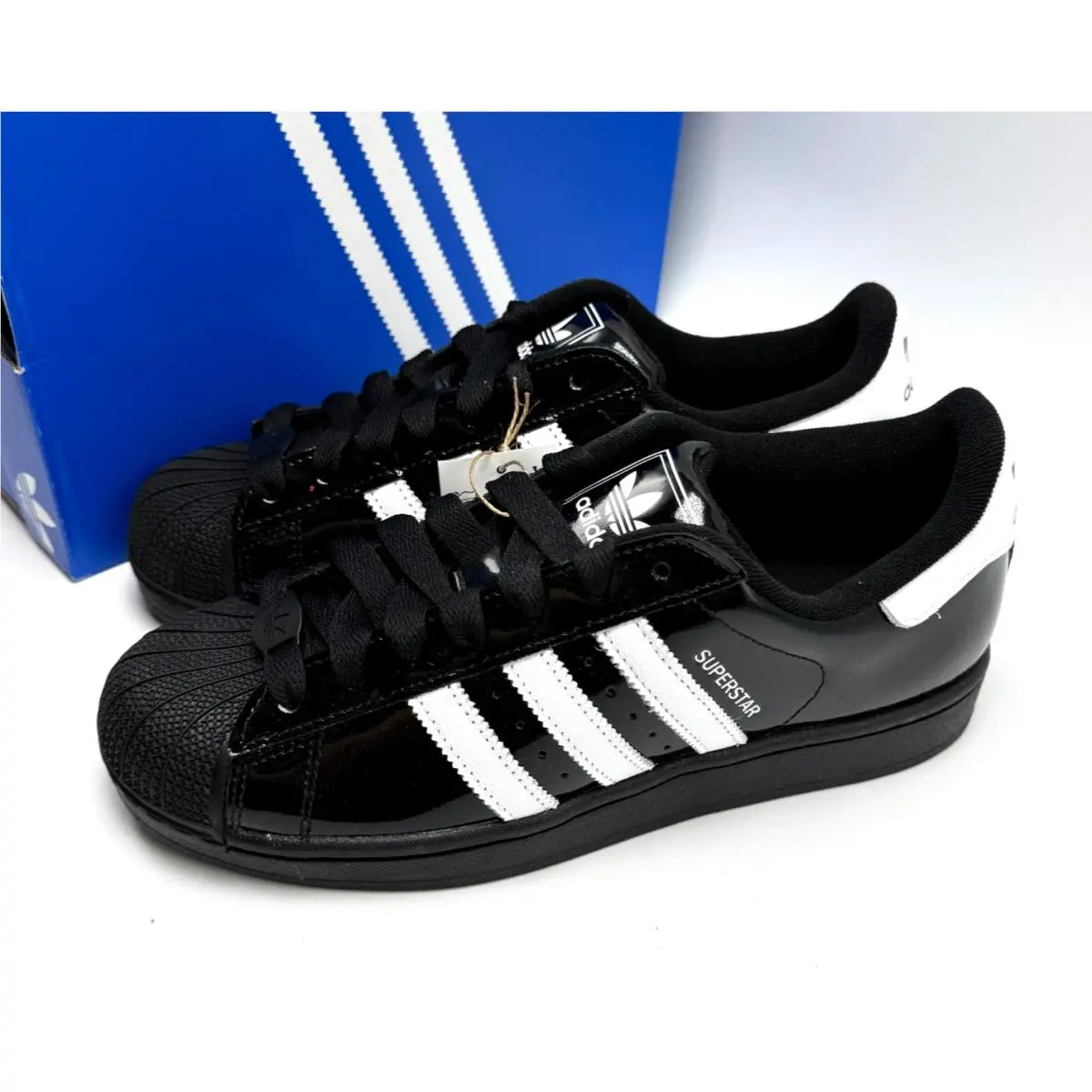 Adidas shoes - adidas Superstar - Superstar - JR7313 - Black/White/Black 6