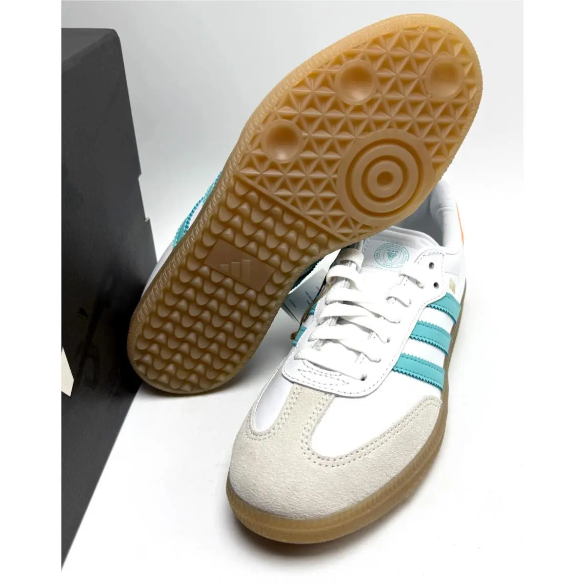 Adidas shoes - adidas Samba - Samba - IH8160 - White/Easy Mint/Pink 5