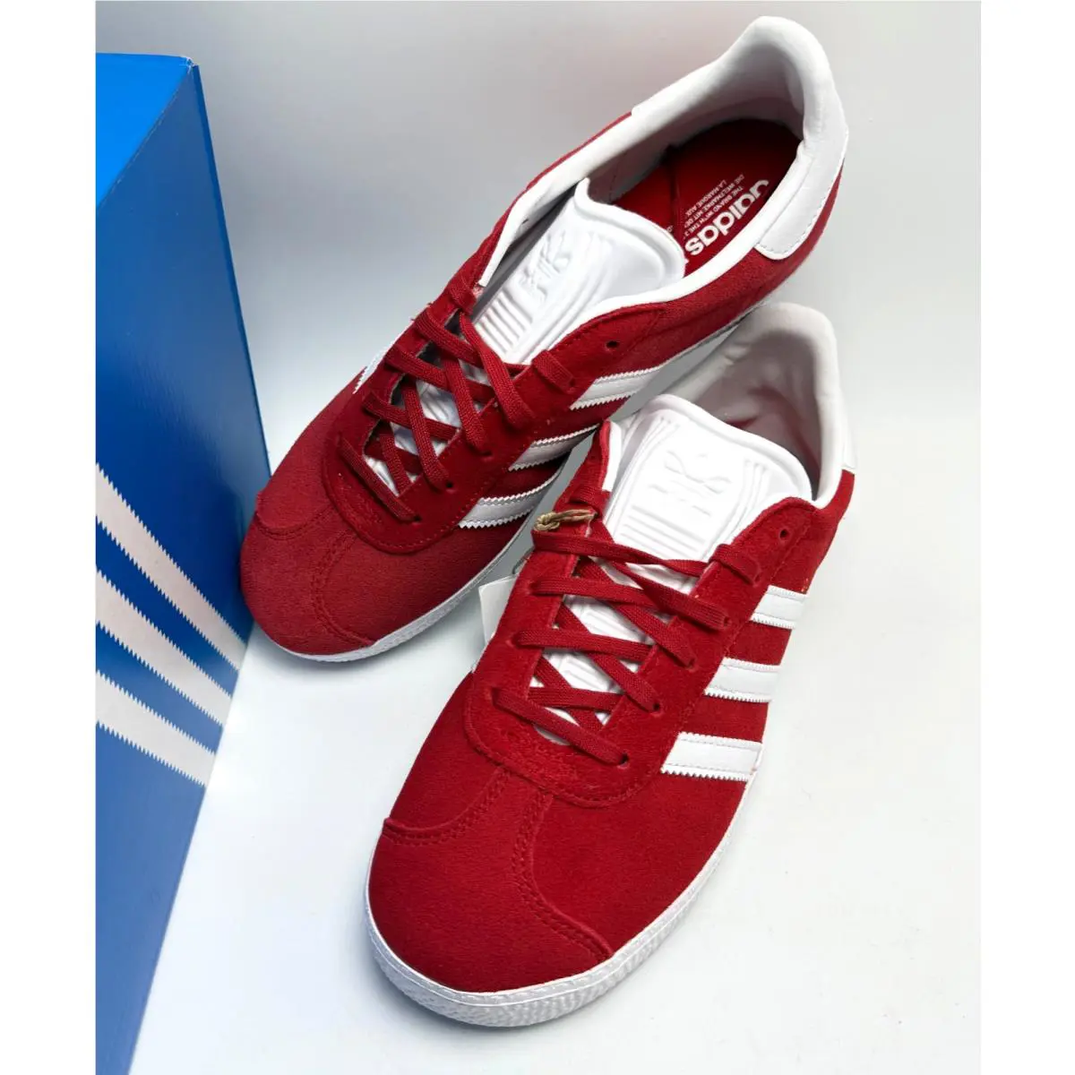Adidas shoes - adidas Originals Gazelle - Originals Gazelle - IF9804 - Better Scarlet/Cloud White/Gold Metallic 11