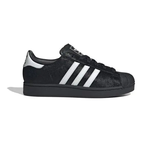 Adidas Originals Superstar II Womens Classic Leather Sneaker Black/white/black