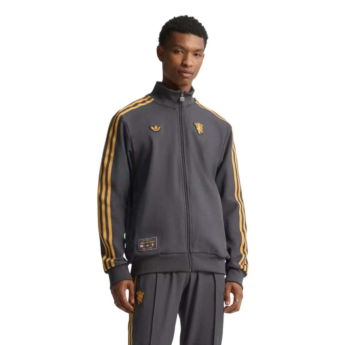 Adidas clothing - Adidas Originals MUFC Icon Track Top - JN2816 - Utility Black 8