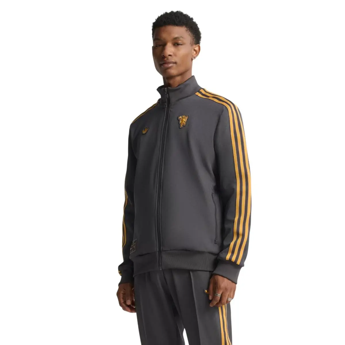 Adidas clothing - Adidas Originals MUFC Icon Track Top - JN2816 - Utility Black 9